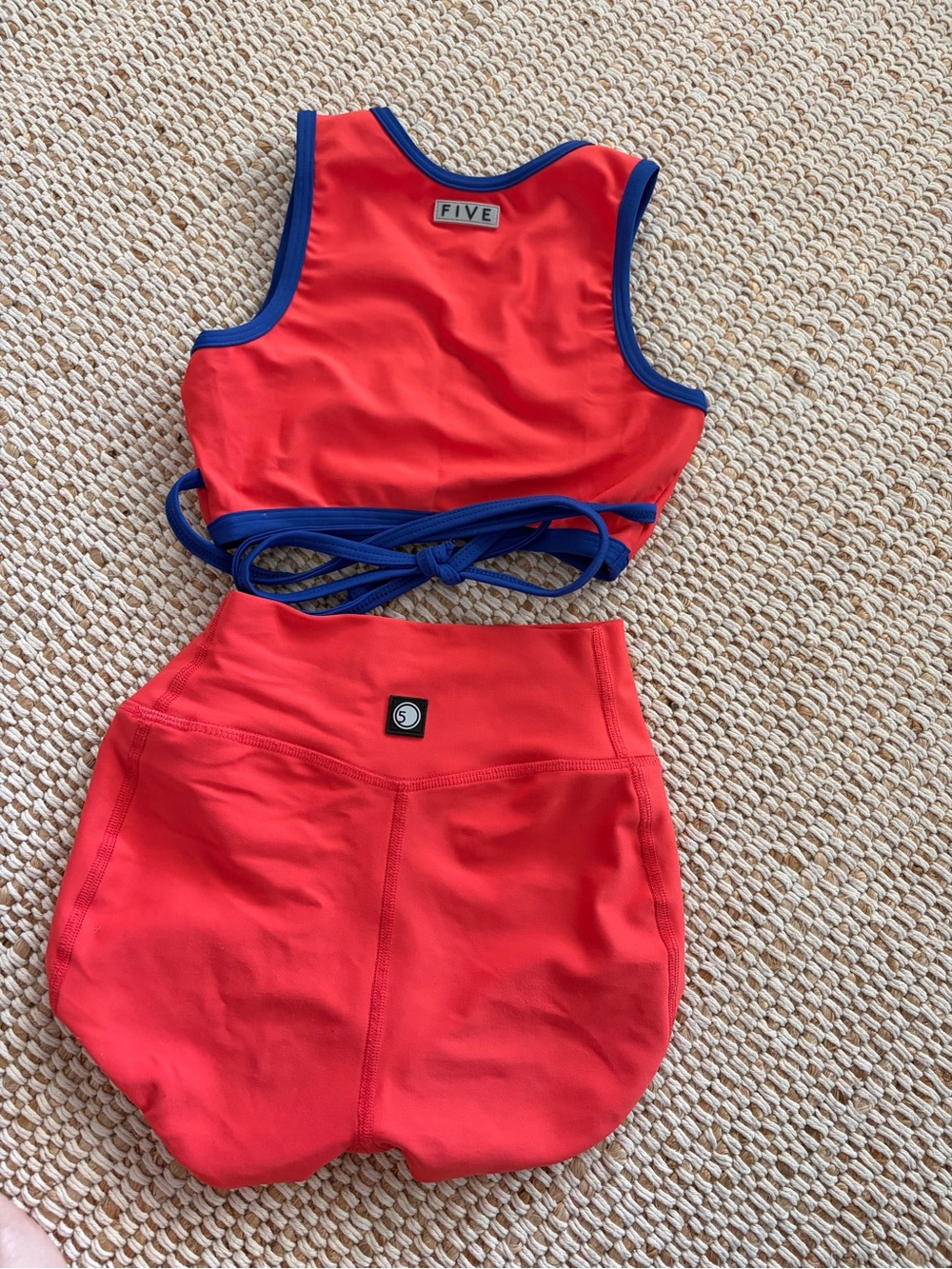 Five the label dance wear girls two piece set guava child large - Picture 3 of 7